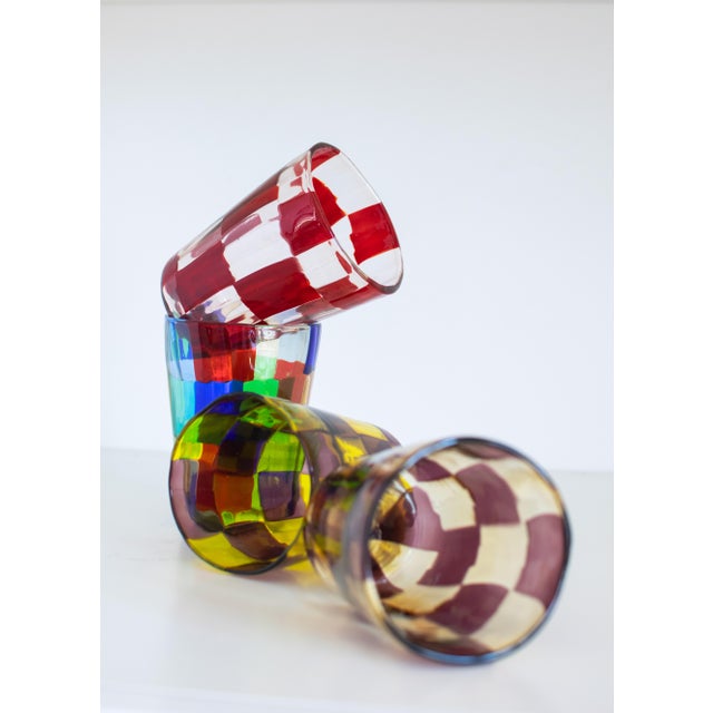 Italian Murano Glassware by Mariana Iskra for Ribes, 2004, Set of 4 For Sale - Image 17 of 18
