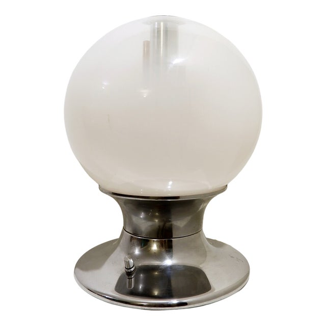 Murano Glass Globe Table Lamp from Selenova Italy, 1960s For Sale
