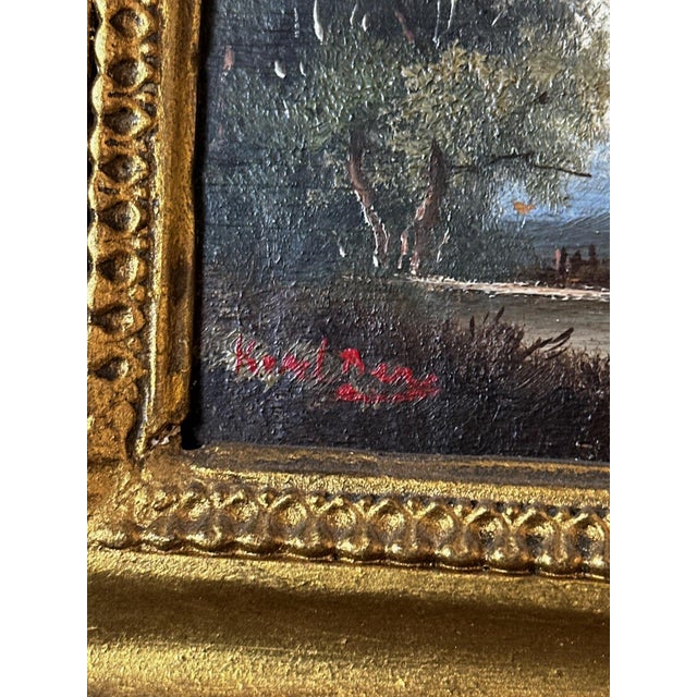Landscape Composition, 1900s, Oil Painting For Sale - Image 7 of 9