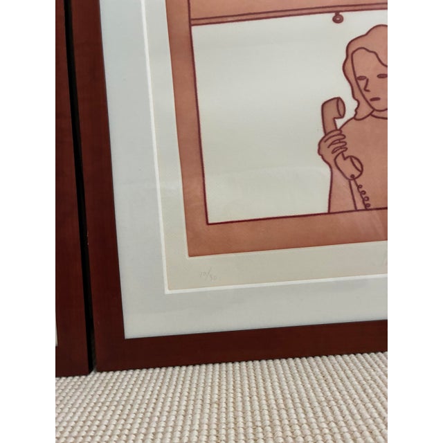 1980s Pair of Ida Applebroog Signed Lithographs For Sale - Image 10 of 12