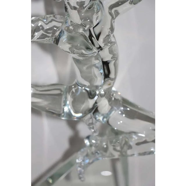 Figurative Nude glass male dancer For Sale - Image 3 of 11