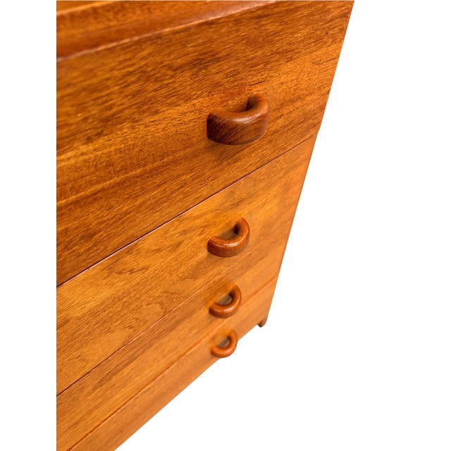Vintage Danish Modern Domino Møbler 2-Piece Teak Bookcase For Sale In Philadelphia - Image 6 of 8
