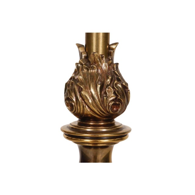 American Stiffel Brass Trophy Table Lamp For Sale - Image 3 of 6