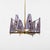 A stunning mid-century italian chandelier, attributed to stilux milano and crafted in the 1970s. This sculptural piece...