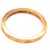 Modern 18 Karat Yellow Gold Wedding Band Bridal Ring, Size 4.5 For Sale - Image 3 of 7
