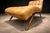Chaise Lounge in Hardwood and Faux Leather, Unknown, 1950s For Sale - Image 9 of 11