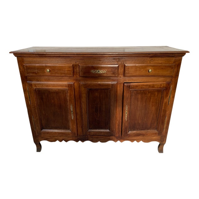 Louis XV Style Sideboard in Cherry Wood For Sale