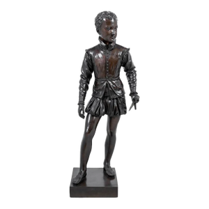 Francois Bosio "Henry Iv" Patinated Bronze