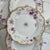 Shabby Chic Vintage French Limoges Haviland Luncheon Plates Purple, Blue and Pink Flowers With Gold Edges - Set of 7 For Sale - Image 3 of 7