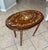 Wood Italian Sorrento Handmade Inlaid Marquetry Side Table For Sale - Image 7 of 18