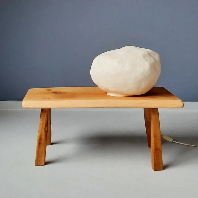 Plastic Stone Table Lamp from Heico, 1980s For Sale - Image 6 of 8