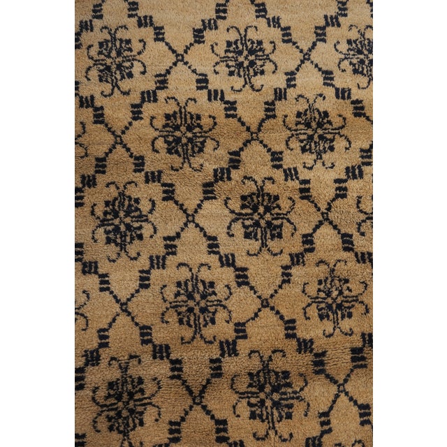 Vintage Turkish Yellow Karapinar Tulu Rug 3'7'' X 6'3'' For Sale - Image 10 of 11