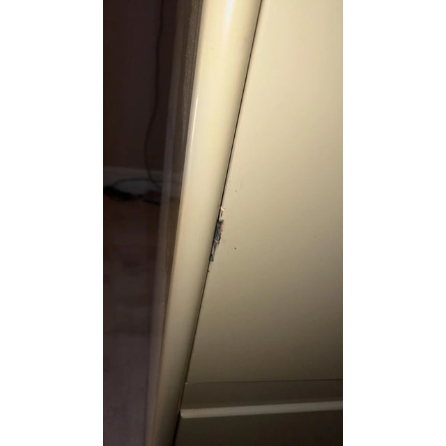 Glass Drexel Heritage Lighted Display and Media Cabinet For Sale - Image 7 of 13