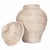Boho Chic Artifacts Saboga Home Rattan Ginger Jar in White Wash For Sale - Image 3 of 6