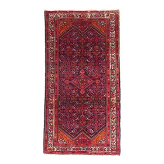 Antique Persian Malayer Rug, 05'03 X 10'00 For Sale