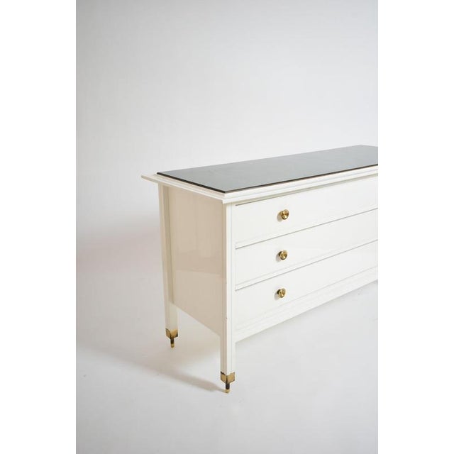 Vintage White Lacquered Chest of Drawers by Carlo De Carli, 1960s For Sale - Image 4 of 6