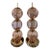 Murano Lavender Ball Lamps - a Pair For Sale
