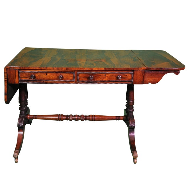 Empire Game Table with Claw Feet, 1860 For Sale - Image 9 of 12