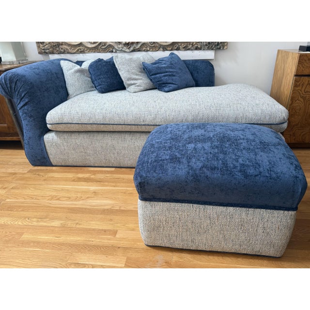 Textile 20th Century French "Ottoman" For Sale - Image 7 of 7