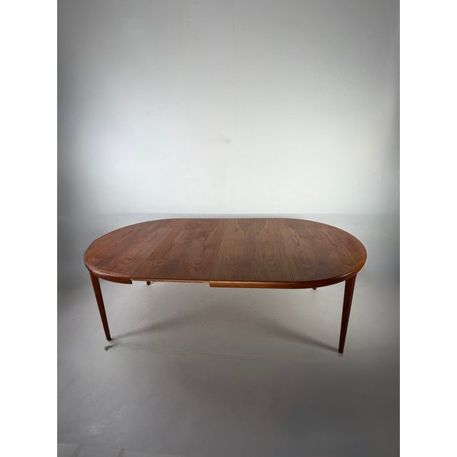 Vintage Danish Extendable Teak Dining Table from VV Møbler, 1960s For Sale - Image 6 of 12