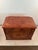 Heavy Large Burlwood Jewelry Box Chest Safe With Locks and Beige Lining, Made in Italy For Sale - Image 4 of 12
