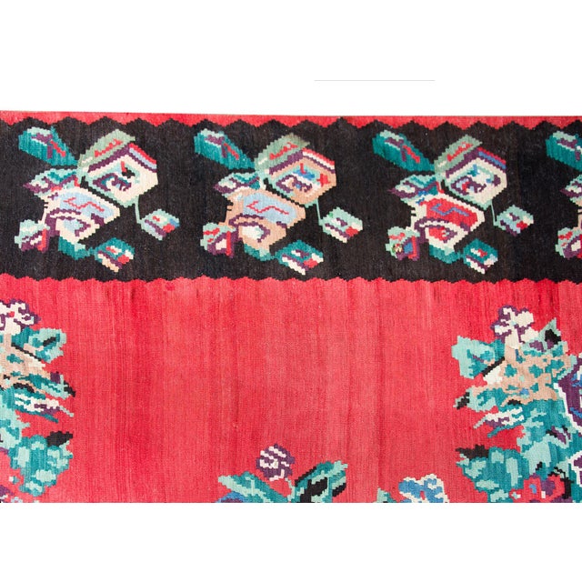 Early 20th Century Vintage Turkish Kilim Rug For Sale - Image 5 of 15