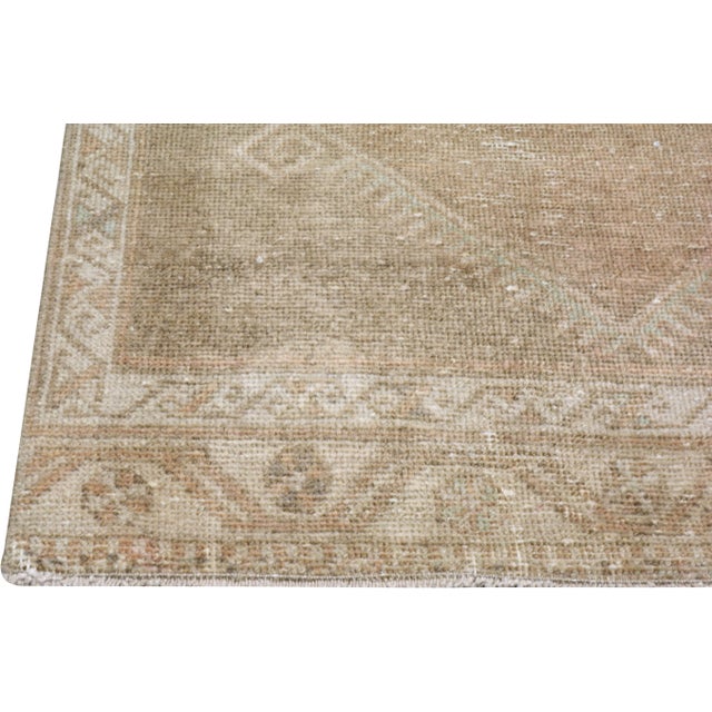 Turkish Vintage Turkish Anatolian Hand Knotted Wool Rug, 3'x11' For Sale - Image 3 of 4