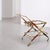 Elegant Italian Mid-Century Modern bar cart from the 1950s Attributed to Cesare Lacca, crafted in brass, glass and wood....