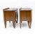 Mid-Century Modern Mid-Century Modern Italian Walnut and Marble Nightstands, 1950s, Set of 2 For Sale - Image 3 of 11