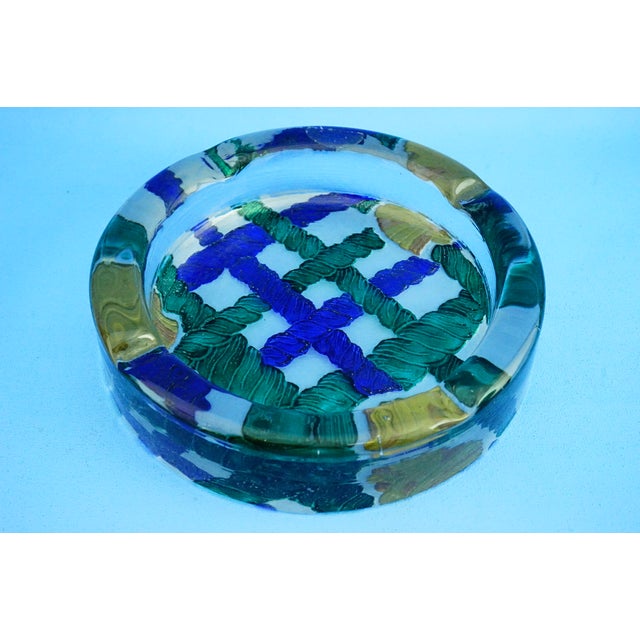 Measurements: height: 4.7 cm; diameter: 20 cm; weight: 2.226 kg item : a splendid and monumental artistic ashtray in solid...
