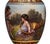 19th Century An Exceptional Berlin KPM Iridescent Jeweled Porcelain Vase "The Spring Dance" For Sale - Image 5 of 8