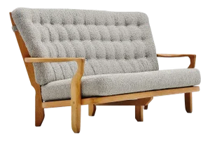 Juliette Settee attributed to Guillerme Et Chambron, France, 1955