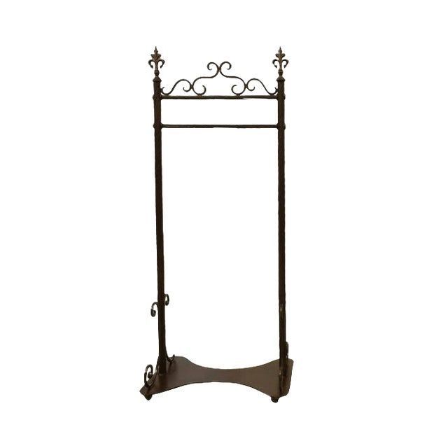 French Wrought Iron Clothing Rack Garment Hanger Chairish
