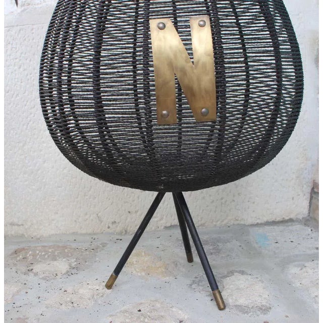 Mid-Century Modern Italian Magazine rack, Italy 1950s For Sale - Image 3 of 7