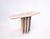 Vintage Travertine Console, Italy For Sale - Image 9 of 10