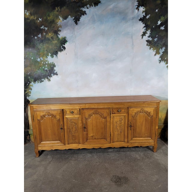 Large Sideboard in Light Cherrywood, 1890s For Sale - Image 13 of 13