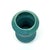 Turquoise & Olive Artisanal Chunky Pottery Vessel Curation - Group of 6 For Sale - Image 9 of 16