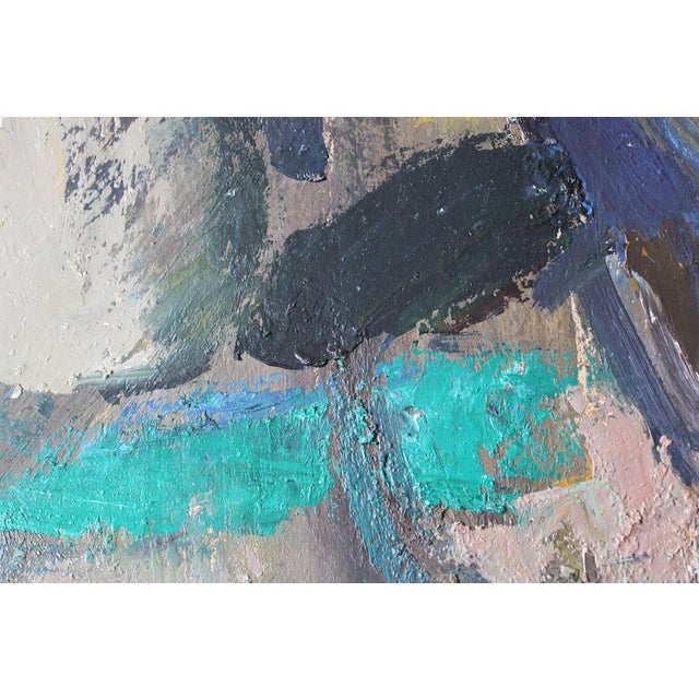 Aleksandr Rodin, Tulips in a Vase #2, Oil on Cardboard For Sale - Image 6 of 7