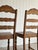 Antique Ladderback Scalloped Accent Dining Chairs, Pair For Sale - Image 13 of 14