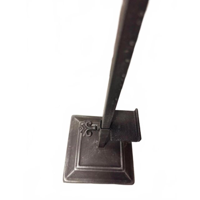 Farmhouse Vintage-Style Heavy Metal Countertop Display Easel / Sign Stand For Sale - Image 3 of 7