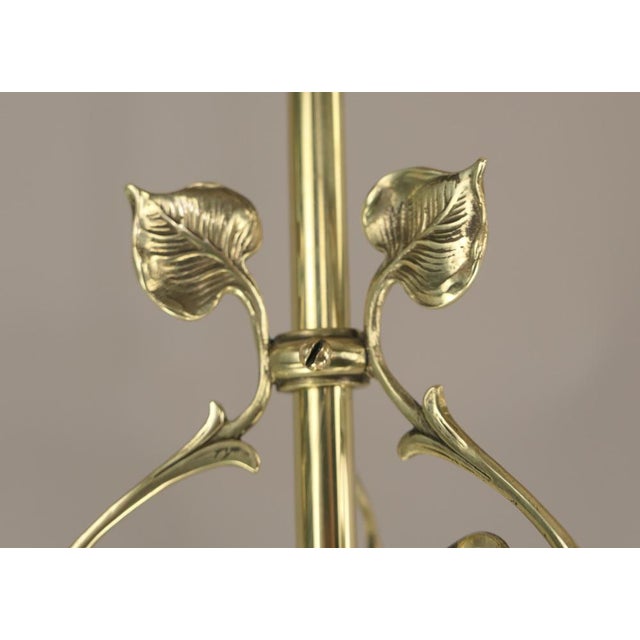 Metal Viennese Hanging Lamp, Austria, 1920s For Sale - Image 7 of 9