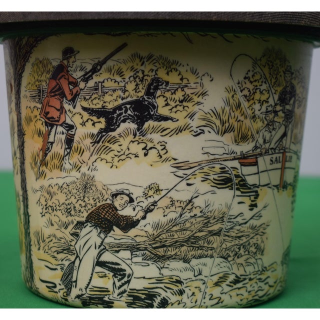 Traditional Sportsman's Bag Resin Ice Bucket by Paul Brown For Sale - Image 3 of 8