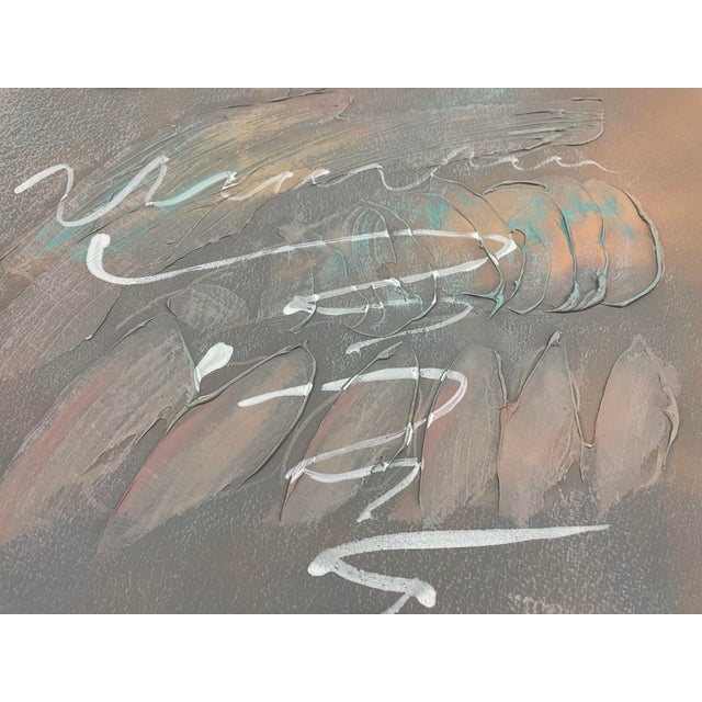 1980s 1980s Andrez Large Modern Painting For Sale - Image 5 of 7
