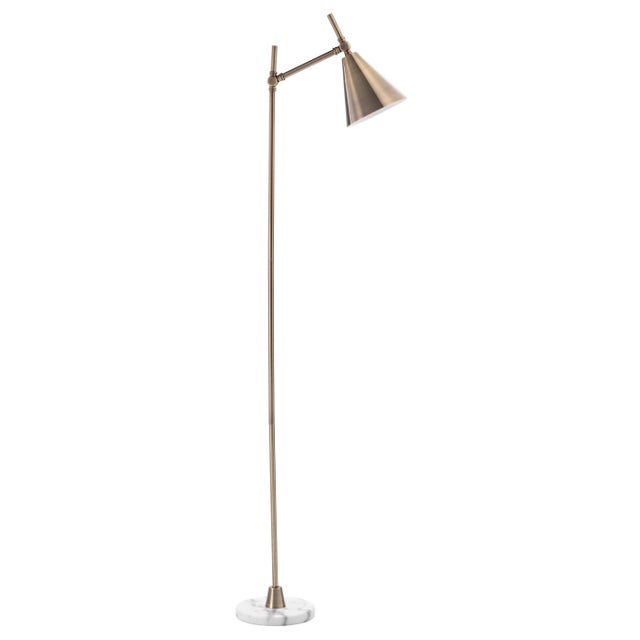 2020s Lifestyle by JY Kennedy Floor Lamp in Brass For Sale - Image 5 of 5