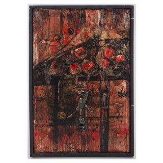 Jean-Pierre Vielfaure, The Widowed Bird, Original Oil on Canvas For Sale