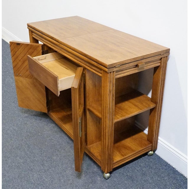 Thomasville Furniture Sundance Collection Contemporary Mediterranean 84" Flip-Top Server Buffet 42821-510 For Sale - Image 11 of 16