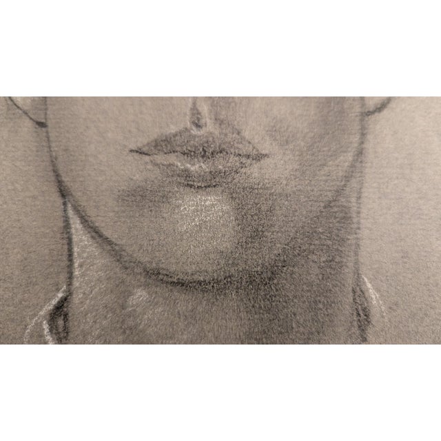 Vintage 1965 Framed Matted Portrait Signed by Jo Halght 18"x22" For Sale - Image 9 of 16