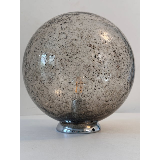 Italian Fume' Table Lamp Murano Glass by SimoEng For Sale - Image 11 of 12