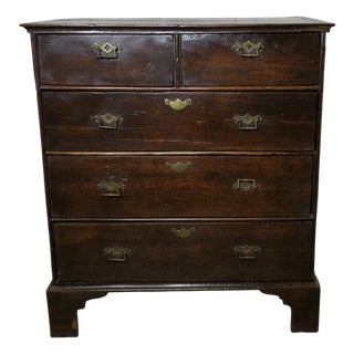 18th Century Period Oak Chest of Drawers For Sale