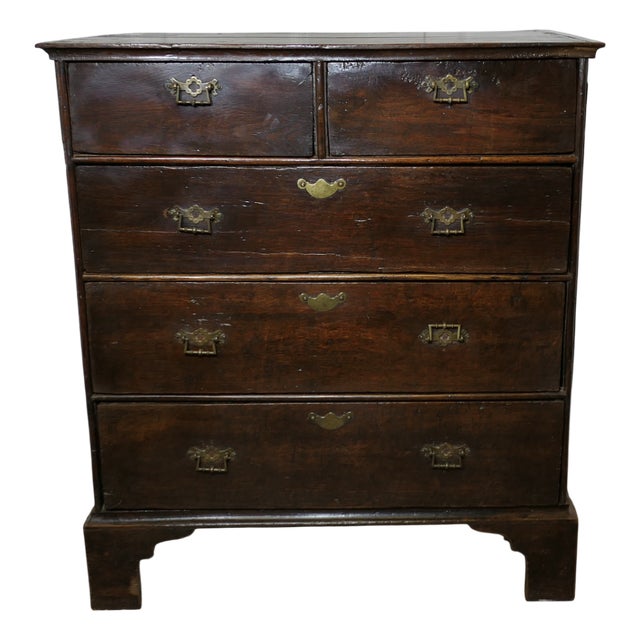 18th Century Period Oak Chest of Drawers For Sale